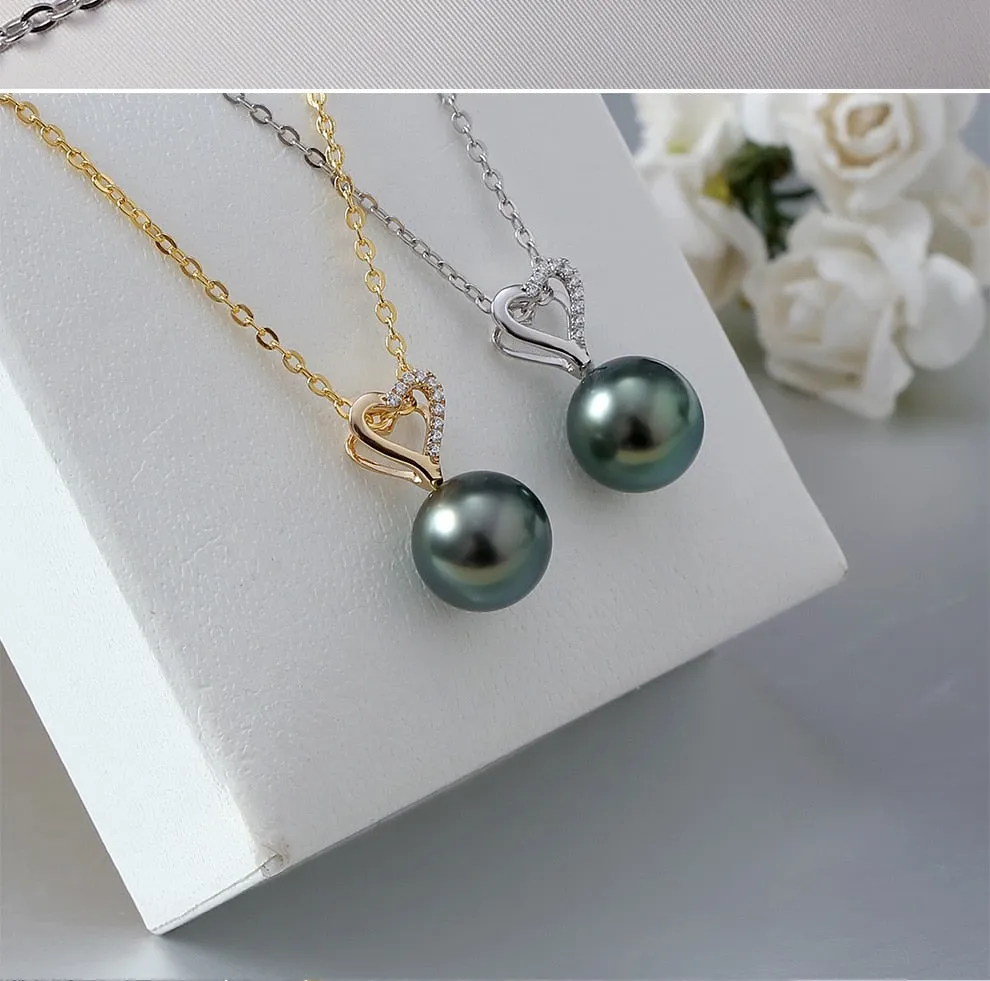 14K Gold Pearl Pendant Necklace
