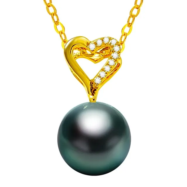 14K Gold Pearl Pendant Necklace