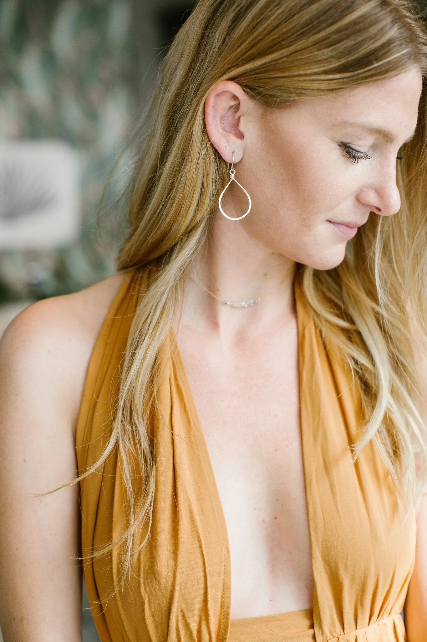 14k Rose Goldfill Oval Hoop Earrings