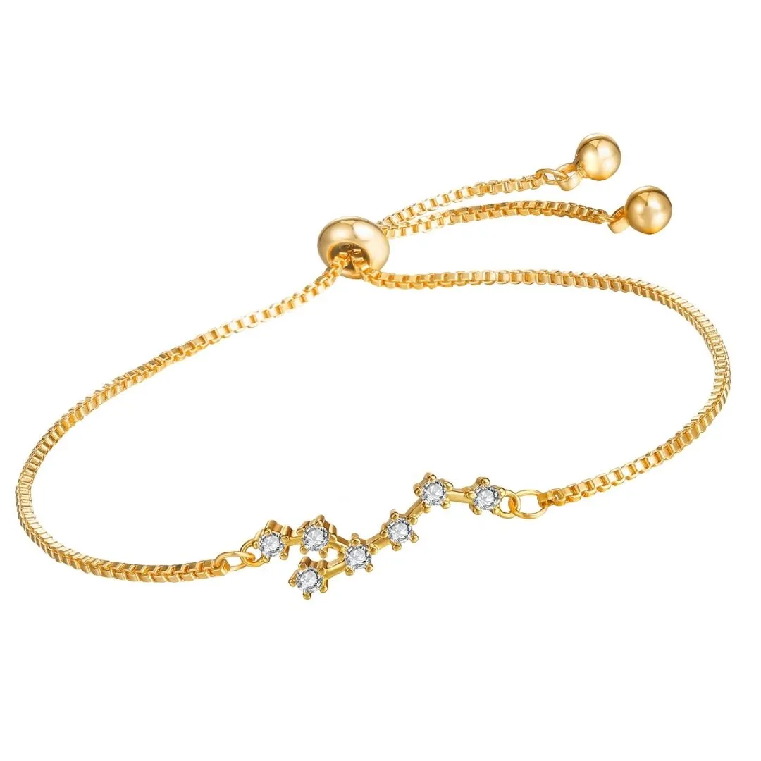 18K Gold Plated Zodiac Constellation Bracelets