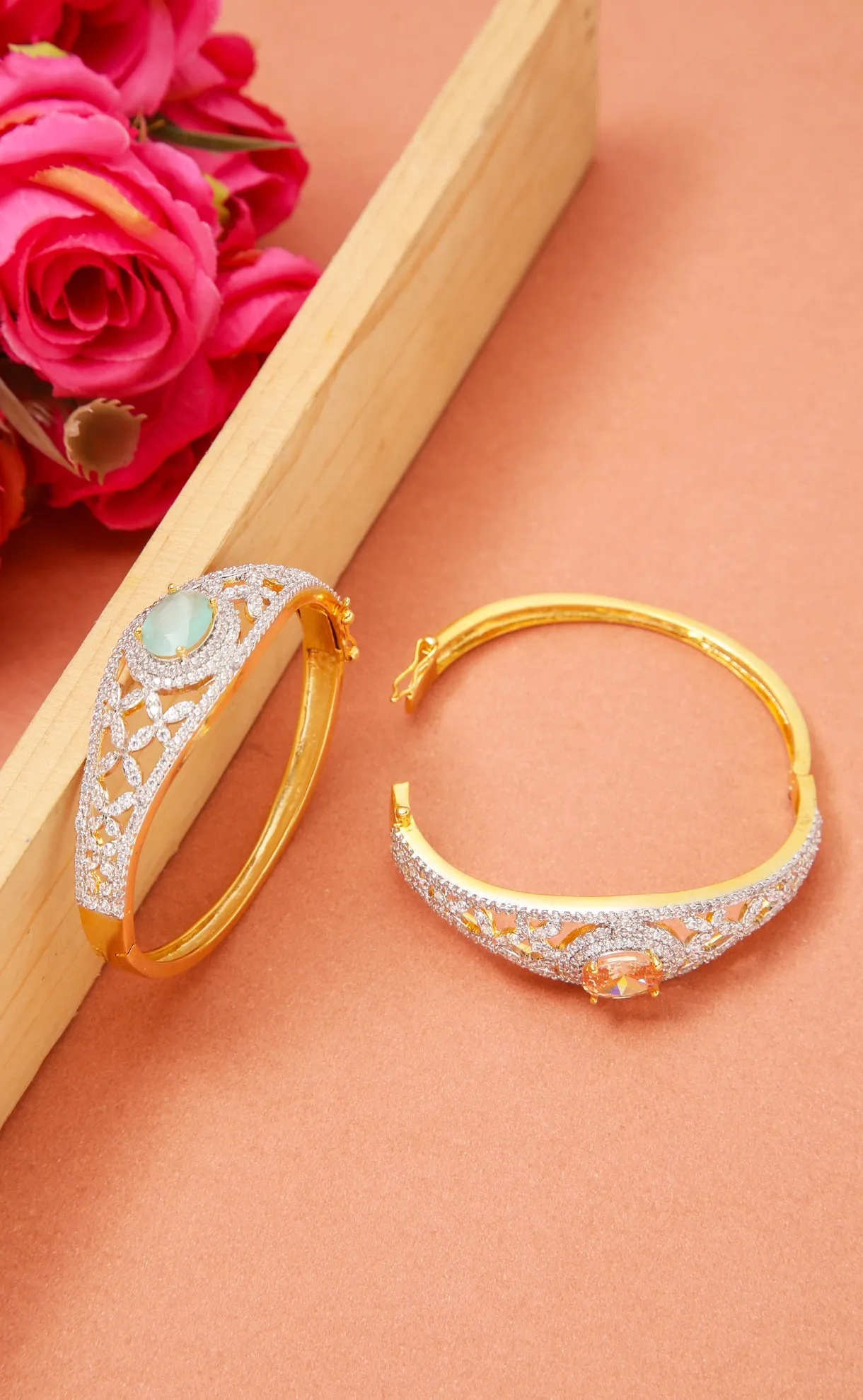 American Diamond & Semi-Precious Bracelet (D189)