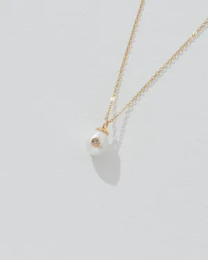 Birthstone Pearl Pendant April
