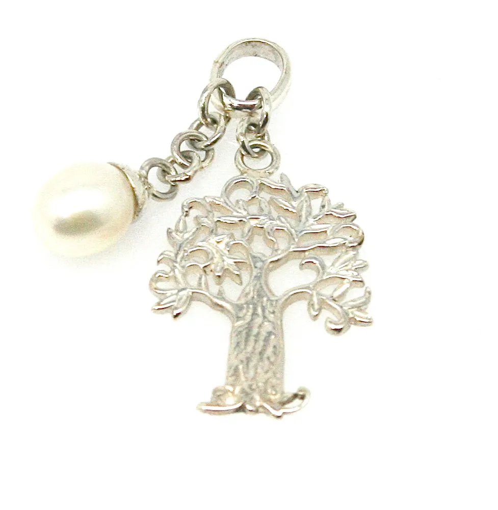 Boab Tree Pendant with Pearl