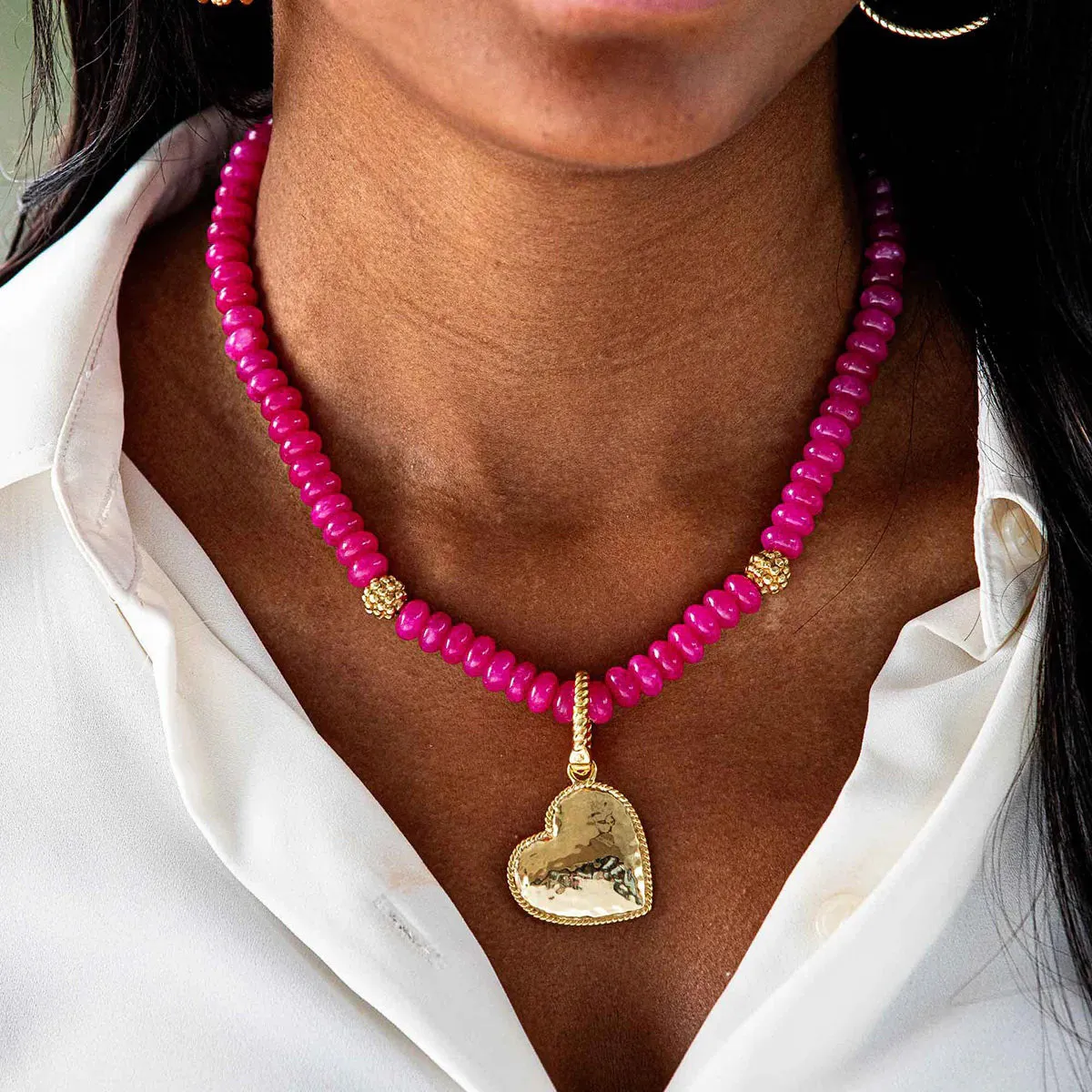 CAPUCINE DE WULF - BERRY SINGLE STRAND NECKLACE