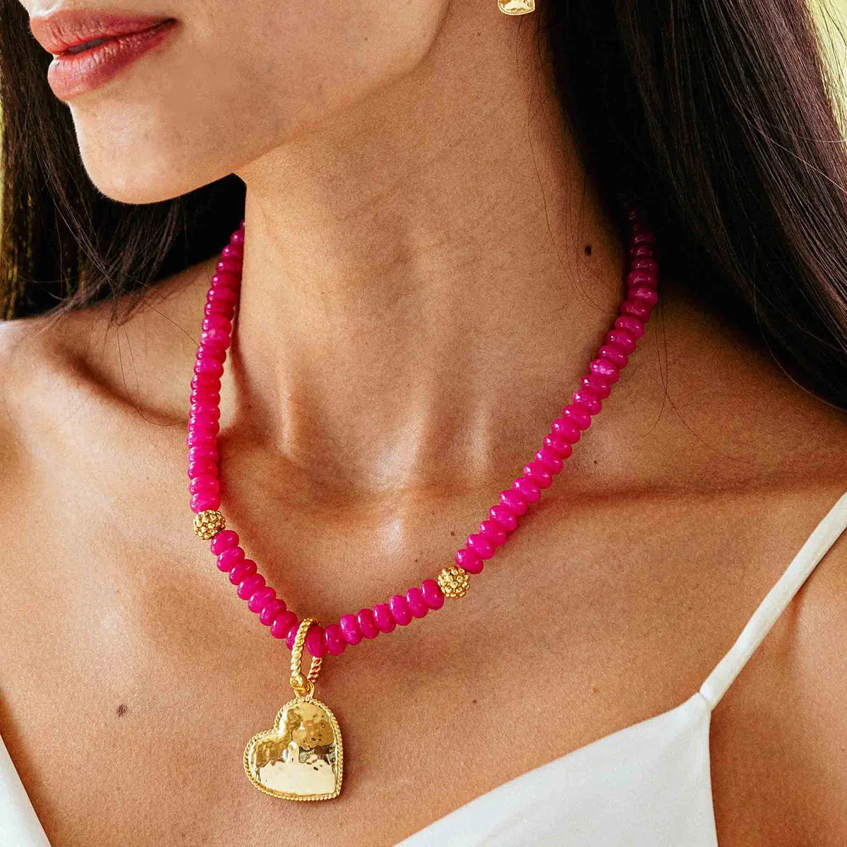 CAPUCINE DE WULF - BERRY SINGLE STRAND NECKLACE