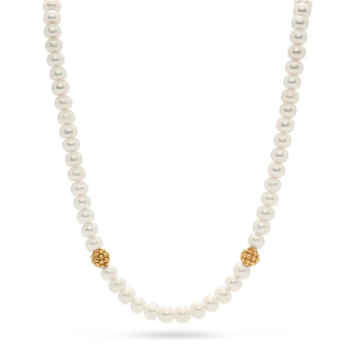 CAPUCINE DE WULF - BERRY SINGLE STRAND PEARL NECKLACE