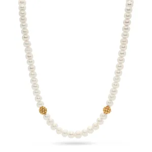 CAPUCINE DE WULF - BERRY SINGLE STRAND PEARL NECKLACE