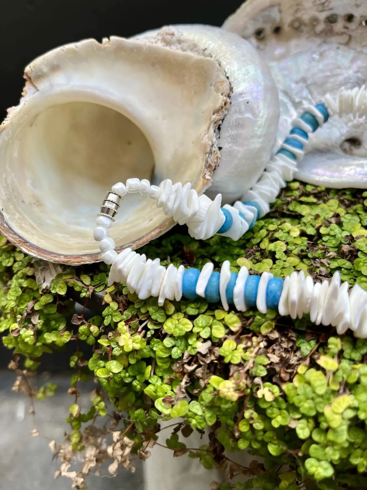 Chipped Puka Shell Choker