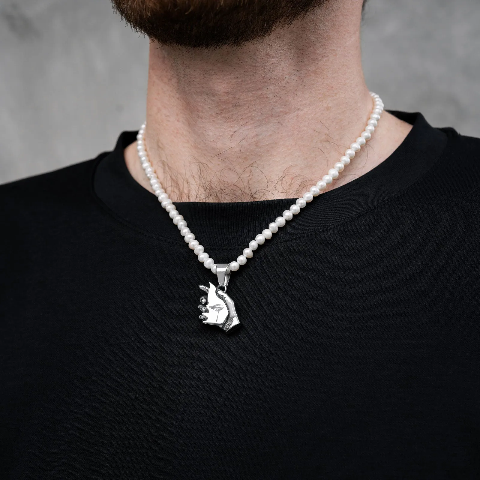 Freshwater Pearl Necklace With Custom Pendant Choice