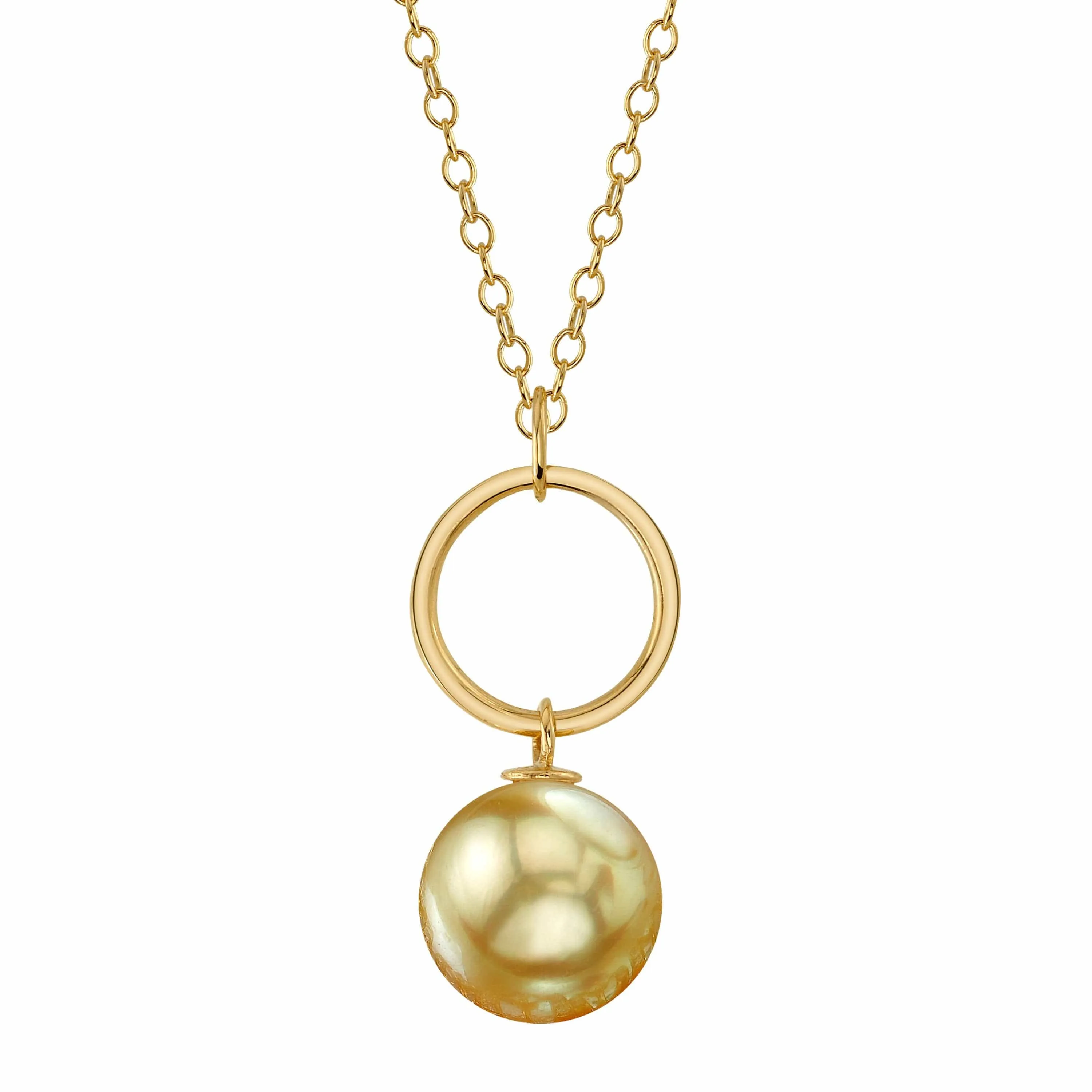 Golden Pearl Deena Pendant