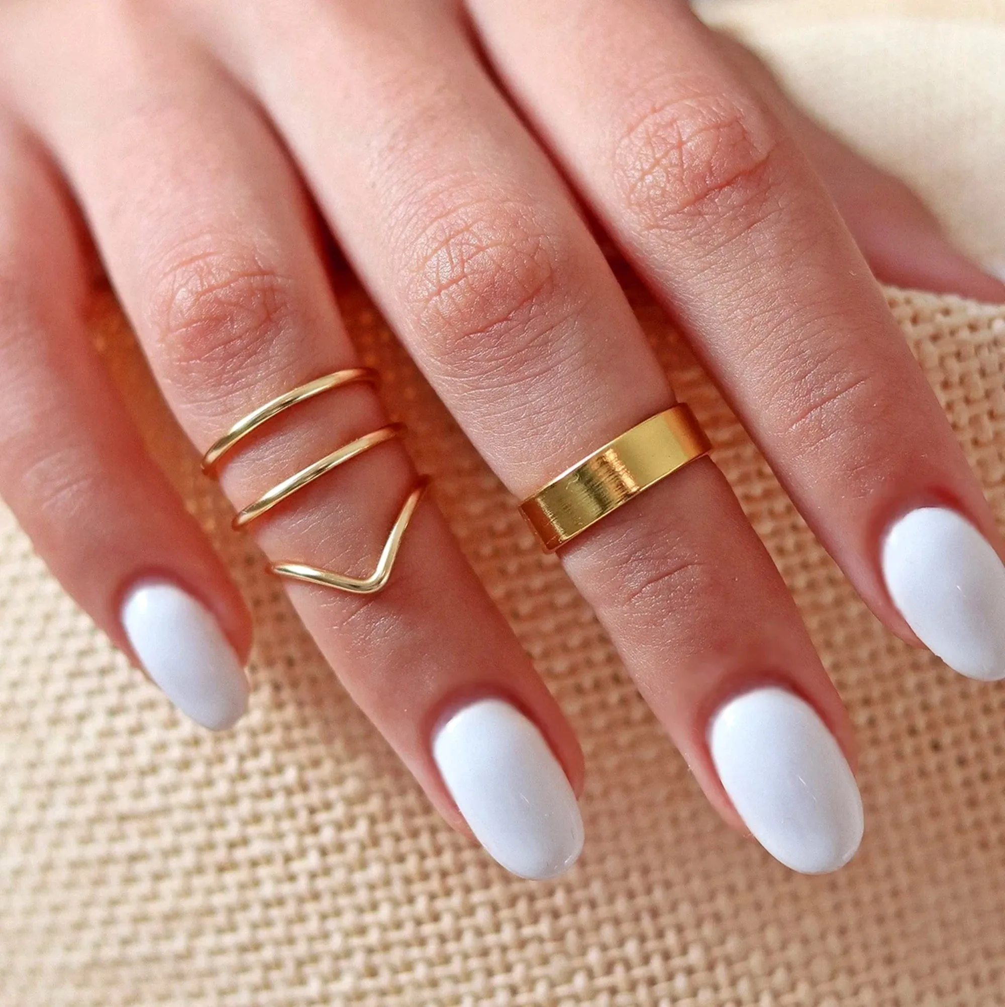Knuckle Ring Set of 4