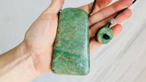 Mayan Green Jade Pendant. Hand-Carved Adze. Guatemala. 0110