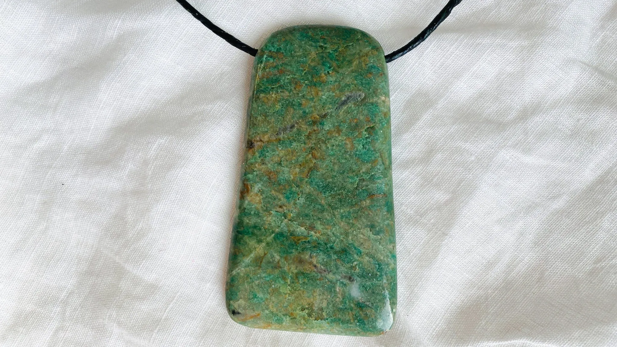 Mayan Green Jade Pendant. Hand-Carved Adze. Guatemala. 0110