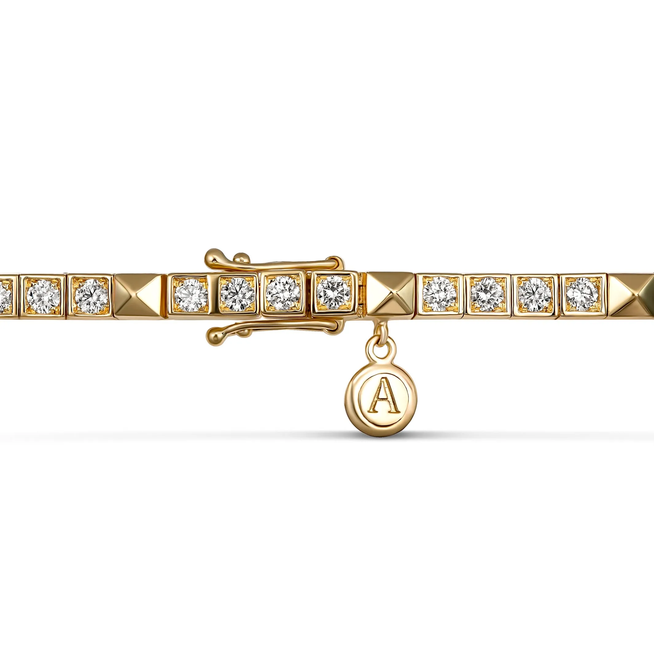R.08® Une Diamond Bracelet | Yellow Gold