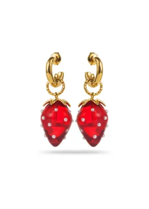 Strawberry Drop Earrings