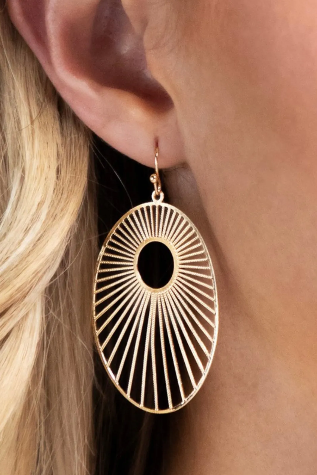 Sunburst Drop Earrings