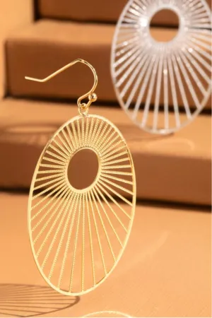 Sunburst Drop Earrings