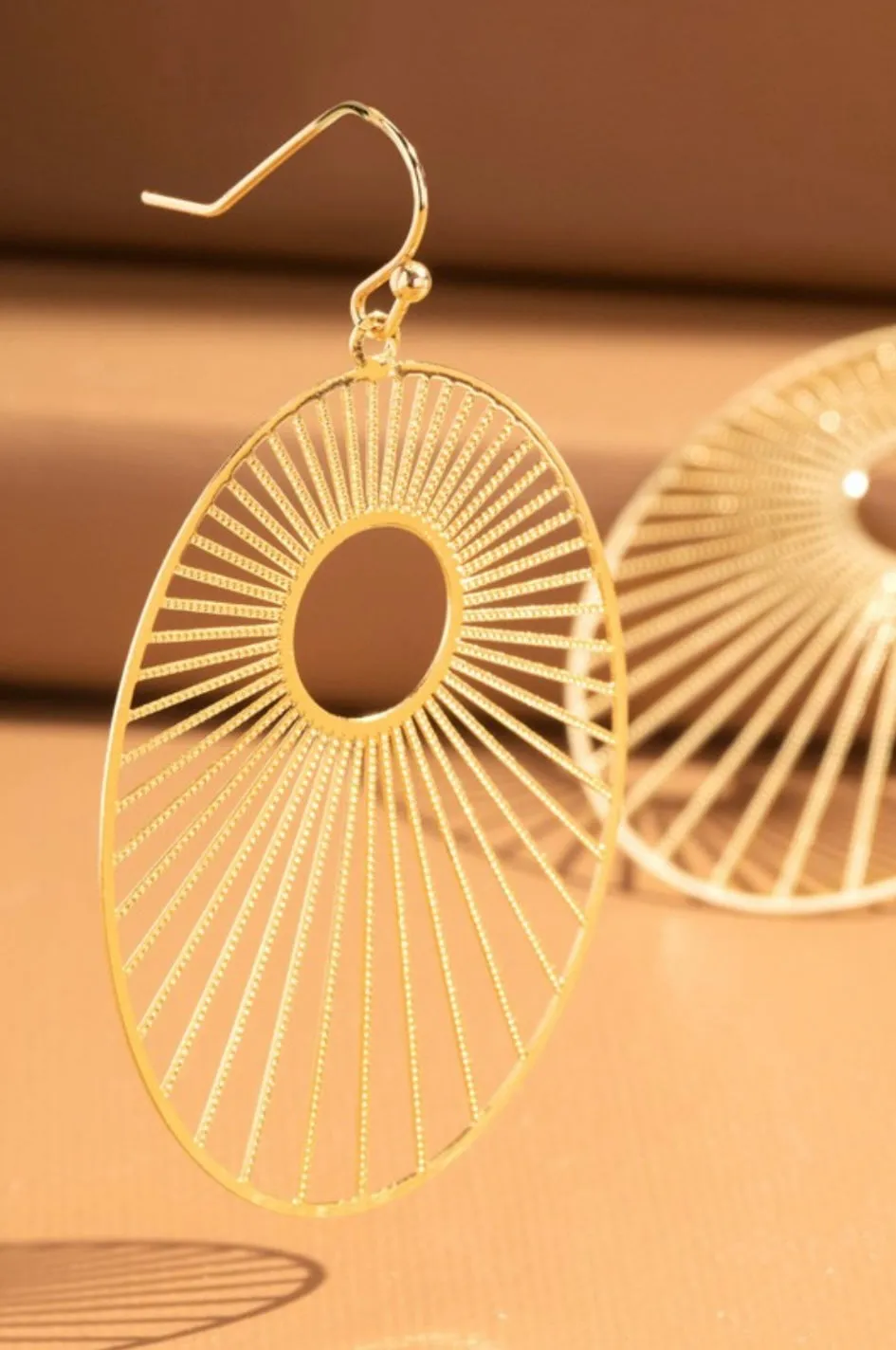Sunburst Drop Earrings