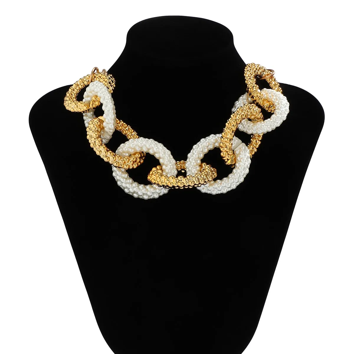 Thick CCB Material Exaggerated Big Choker Necklace Collar for Women Hiphop Chunky Chain Necklaces on the Neck 2022 Egirl Jewelry