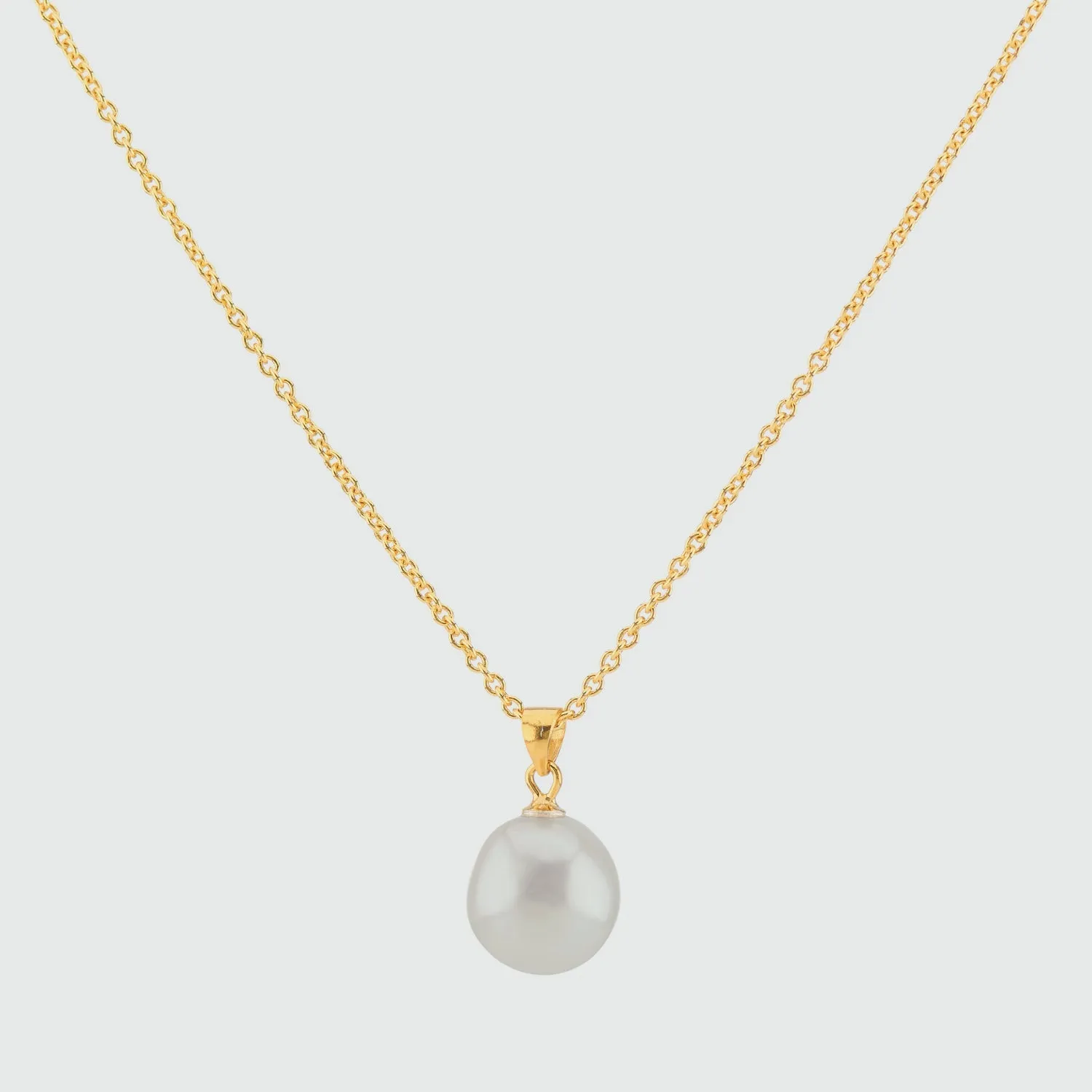Triora Baroque Pearl & 18ct Gold Vermeil Pendant