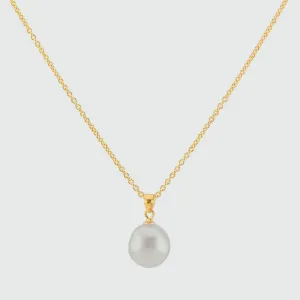 Triora Baroque Pearl & 18ct Gold Vermeil Pendant