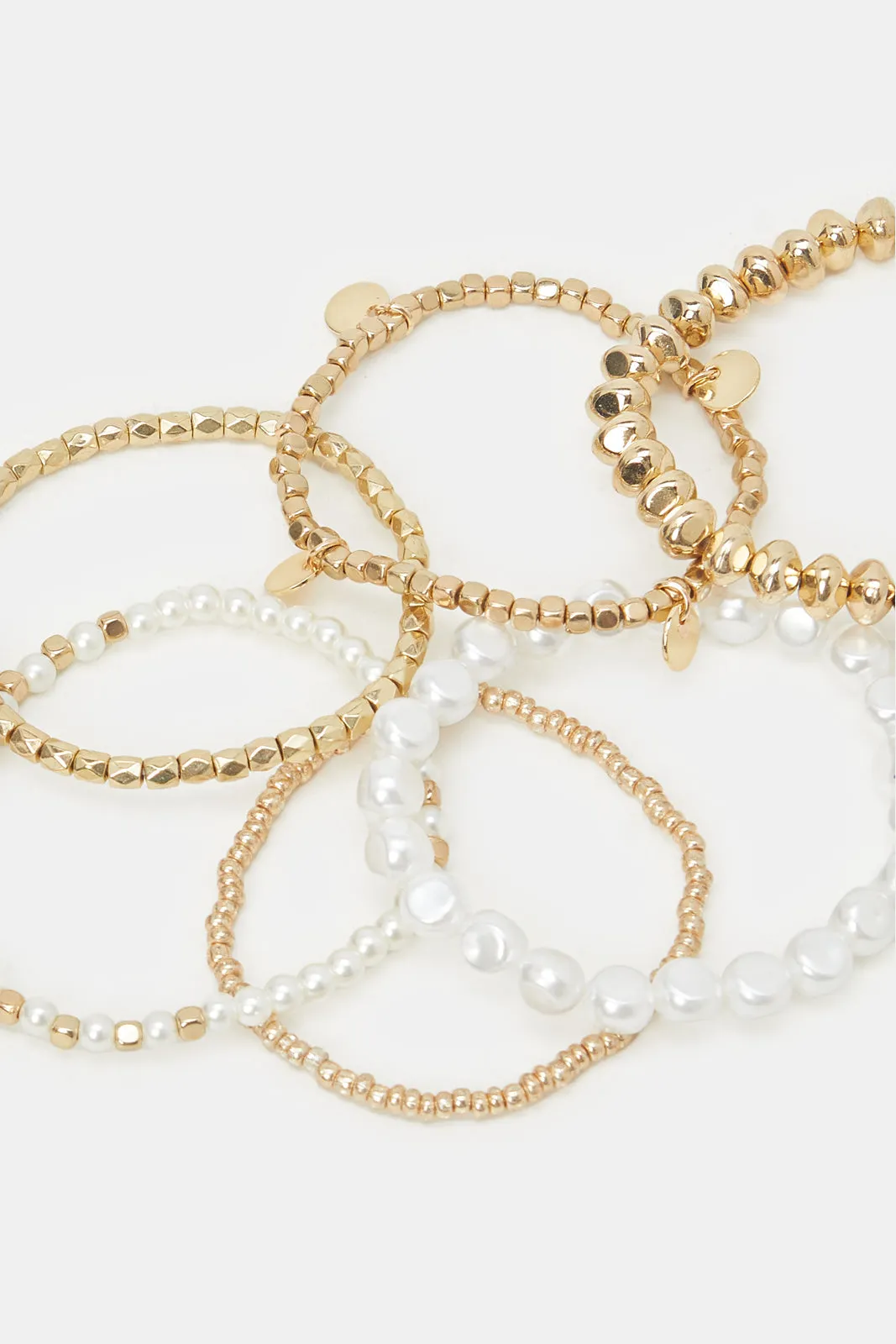 Women Assorted Embellished Bracelets Set (6 Piece)